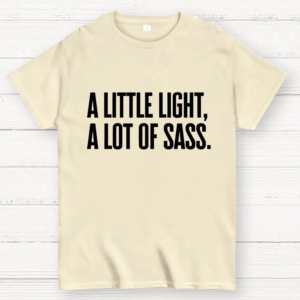A Little Light, A Lot Of Sass. Geek T-Shirt