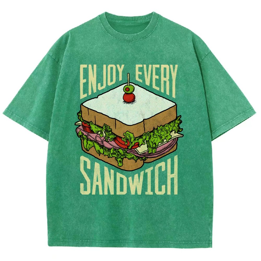 Enjoy Every Sandwich Vintage Distressed T-shirt