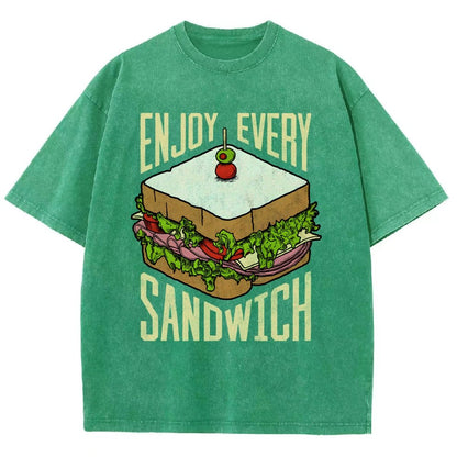 Enjoy Every Sandwich Vintage Distressed T-shirt