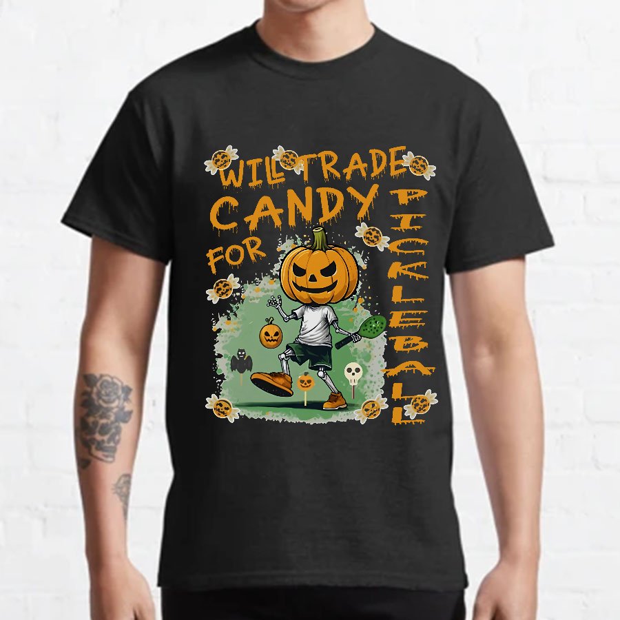 Halloween Pumpkin Man Geeky T-Shirt