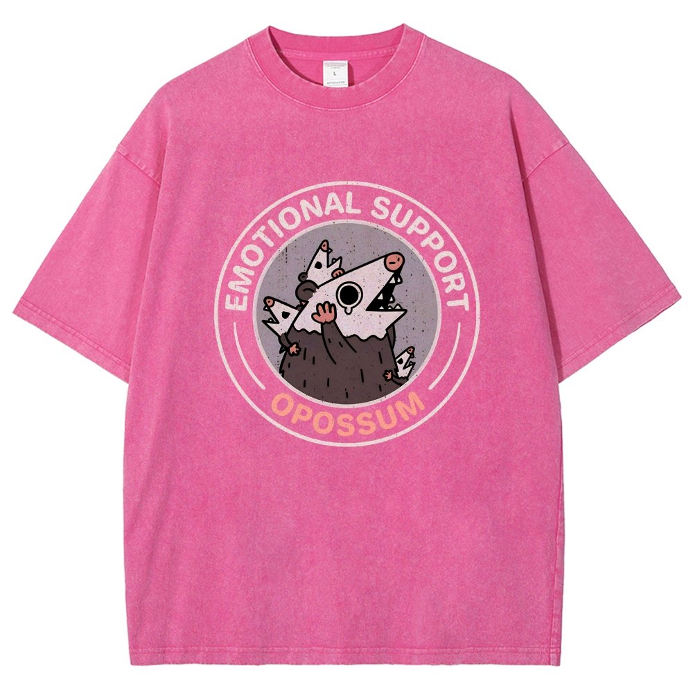 Emotional Support Possum Vintage Distressed T-shirt