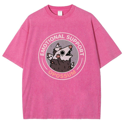 Emotional Support Possum Vintage Distressed T-shirt