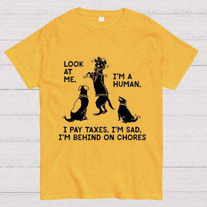 Dog Mocks Humans Geek T-Shirt
