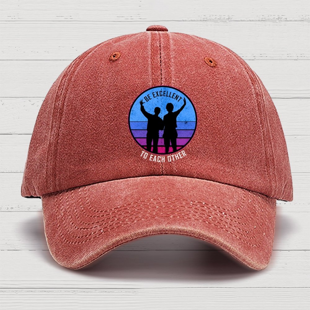 Be Excellent To Each Other 80s Cotton Hat