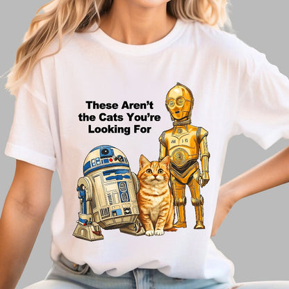 These Aren’t the Kitties You’re Looking For Funny Geek T-Shirt