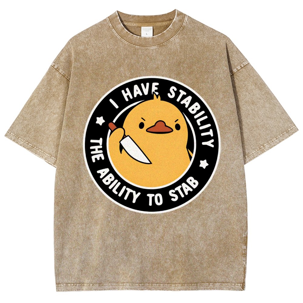 I Have Stability The Ability Vintage Distressed T-shirt