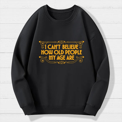 Chronically Young Geek Cotton Sweatshirt