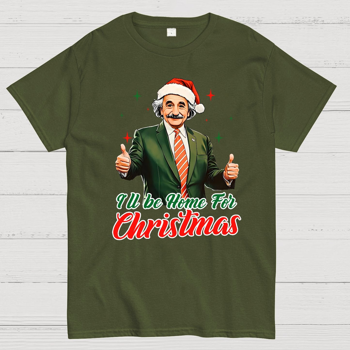I'll Be Home For Christmas Geek T-Shirt