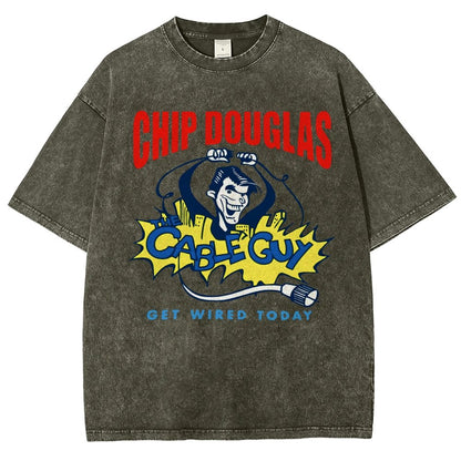 Get Wired Today! Vintage Distressed T-shirt