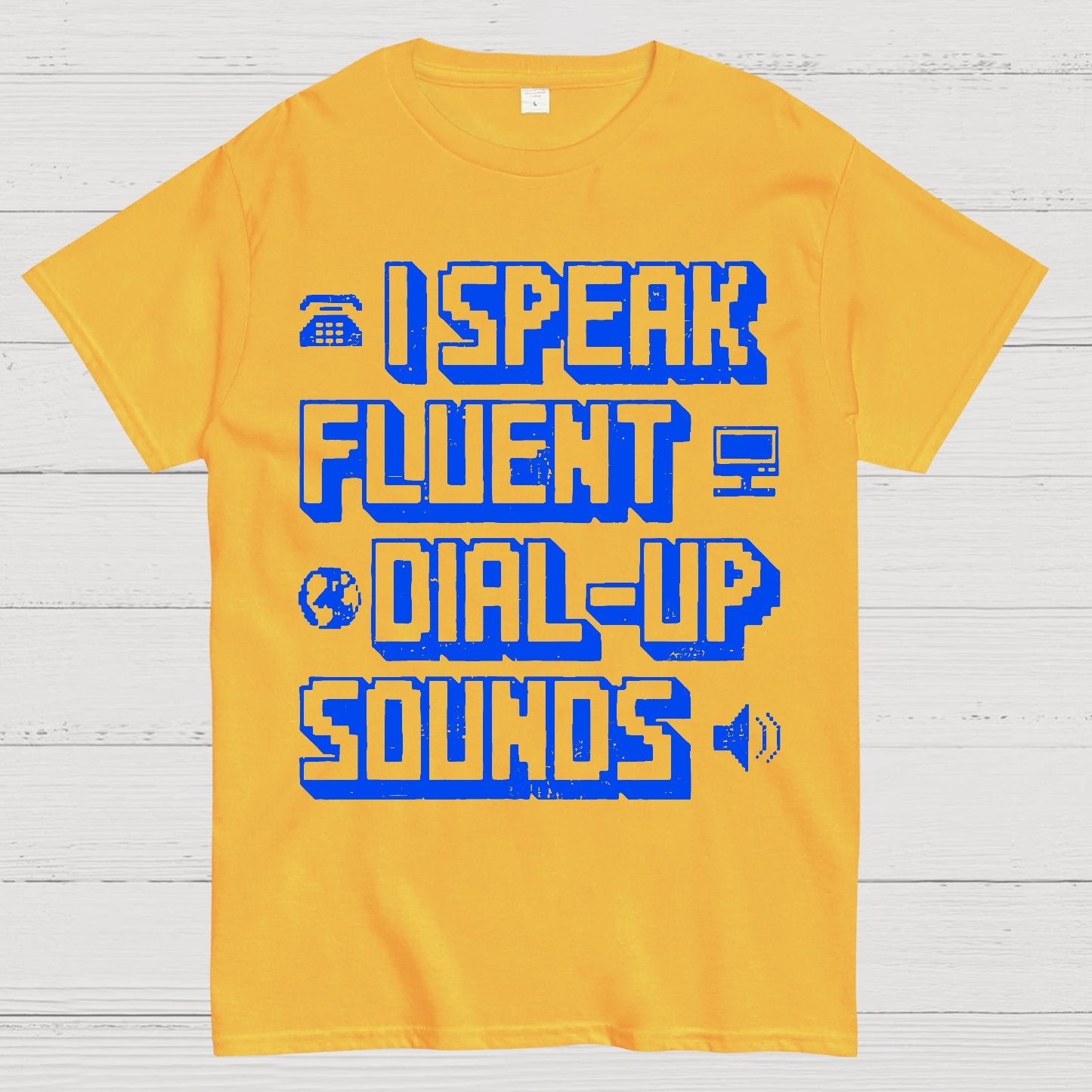 I Speak Fluent Dial-Up Sounds Geek T-Shirt
