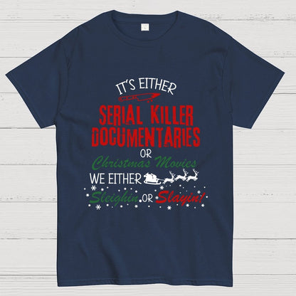 Horror Christmas Funny Christmas Geek T-Shirt