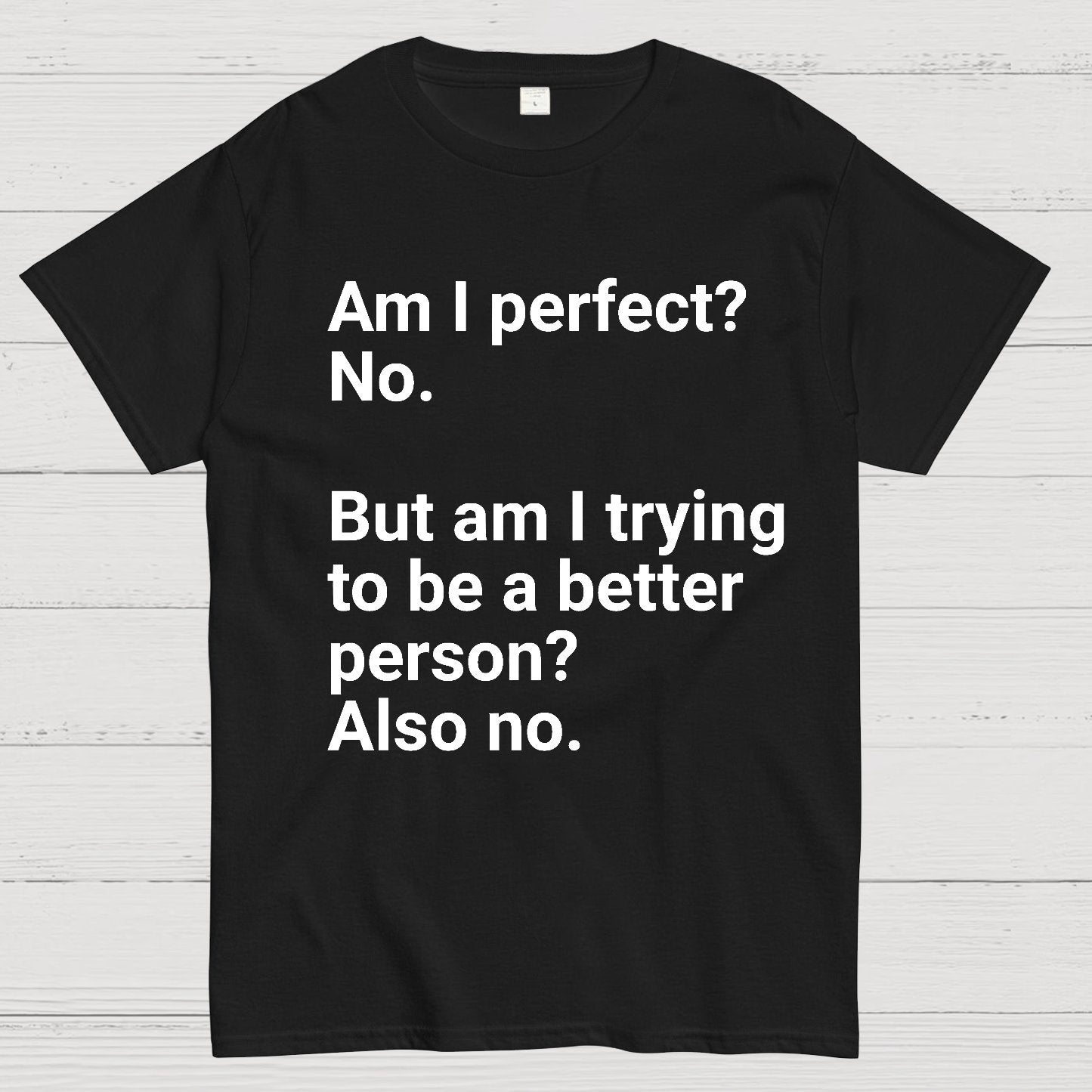 Am I Perfect No Nerdy T-Shirt