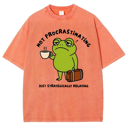 Not Procrastinating Vintage Distressed T-shirt