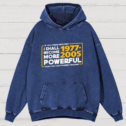 I Shall Become More Powerful Vintage Distressed Hoodie
