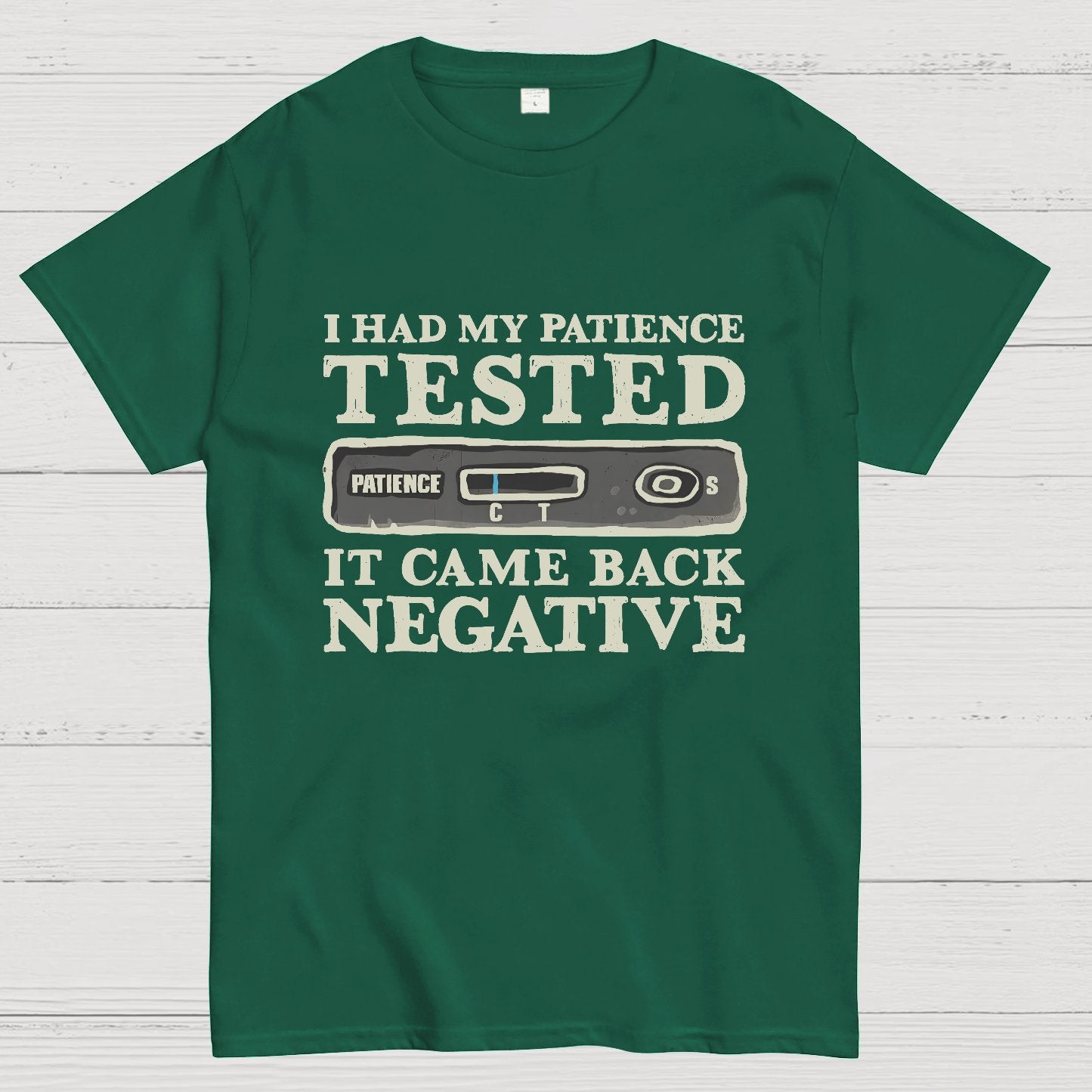 I Had My Patience Tested (Science) Geeky T-Shirt