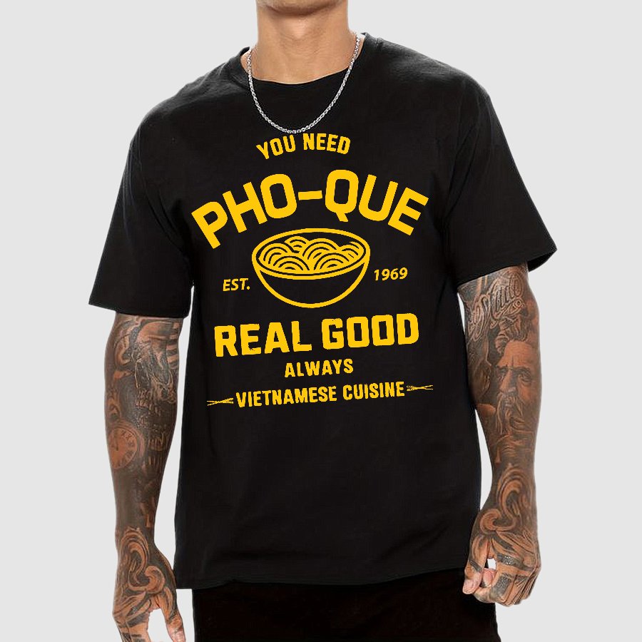 You Need Pho-Que Real Good Funny Pun Geek T-Shirt