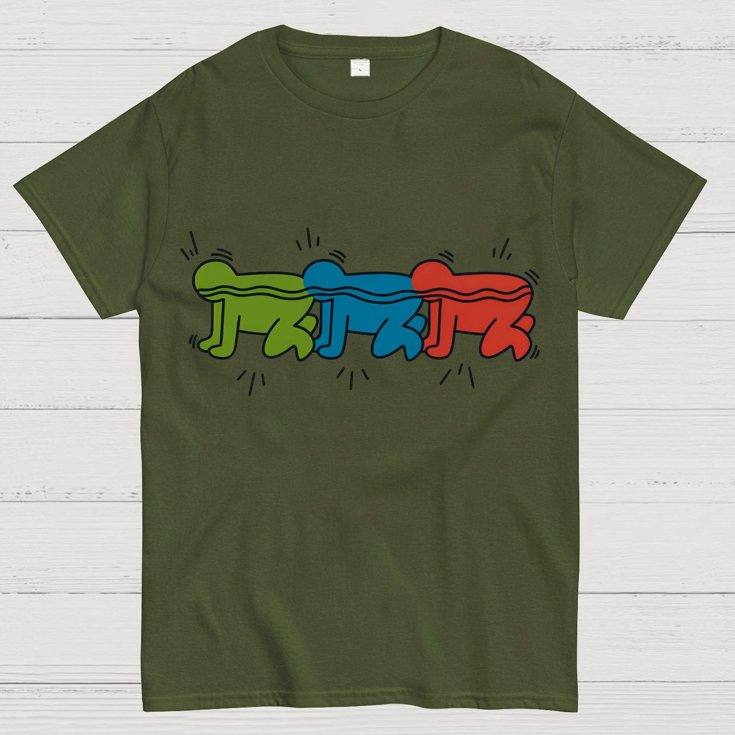 Haring Centipede Geek T-Shirt