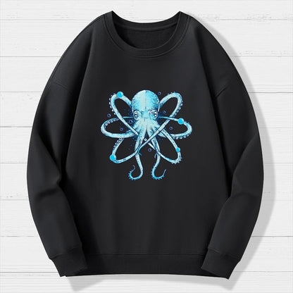 Atomic Octopus Geek Cotton Sweatshirt