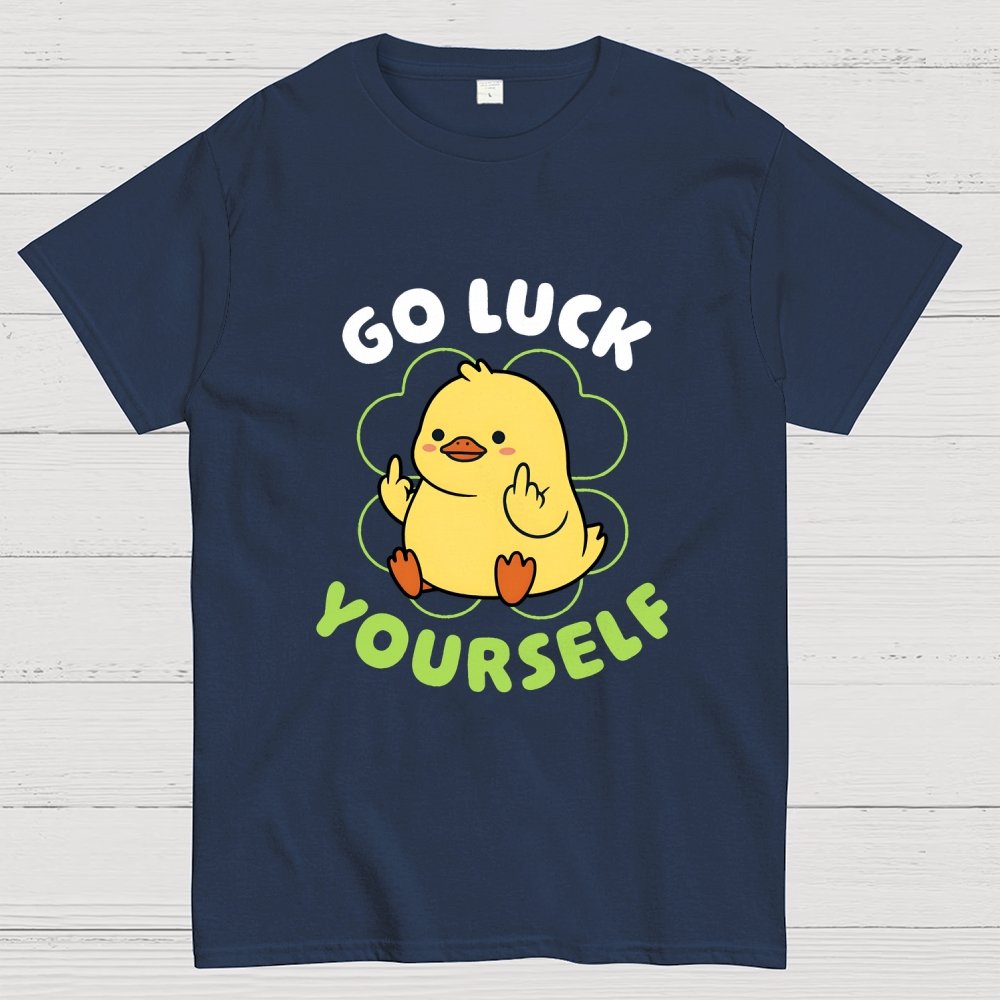 Go Luck Yourself Duck Geek T-Shirt