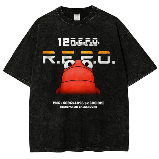 R.E.P.O. Game Funny Meme Vintage Distressed T-shirt