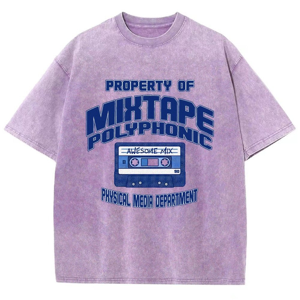 Property of Mixtape Polyphonic Vintage Distressed T-shirt