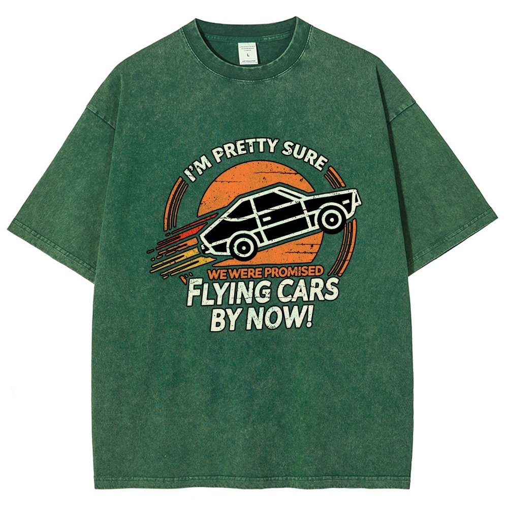 Flying Cars By Now Vintage Distressed T-shirt