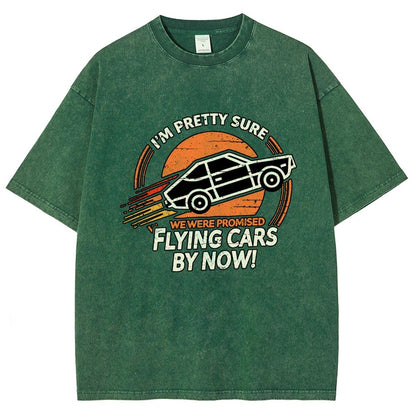 Flying Cars By Now Vintage Distressed T-shirt