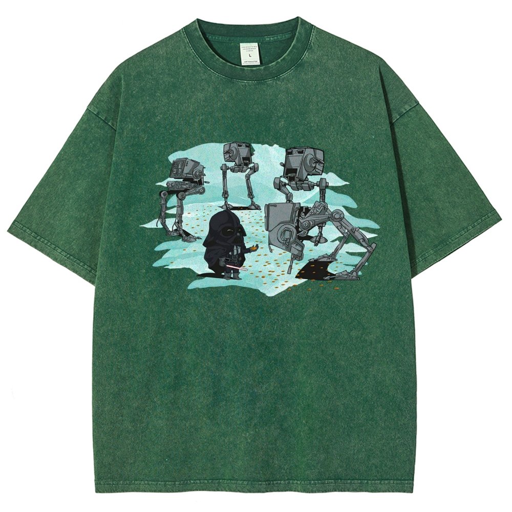 Dark Lord feeds the mechanical bird Vintage Distressed T-shirt