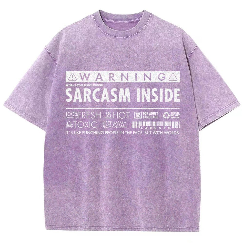Sarcasm Inside Vintage Distressed T-shirt