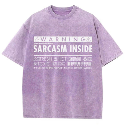 Sarcasm Inside Vintage Distressed T-shirt