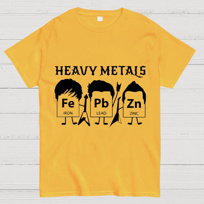 Saying Heavy Metals Rocks Chemistry Gift, Science Teacher Geek T-Shirt