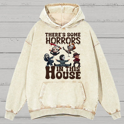 Halloween Horror Movies Vintage Distressed Hoodie