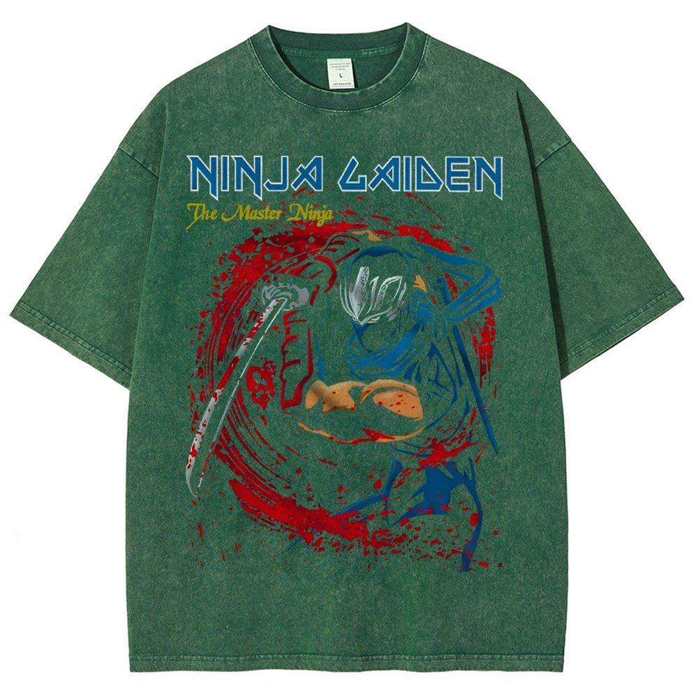 Super Ninja Vintage Distressed T-shirt