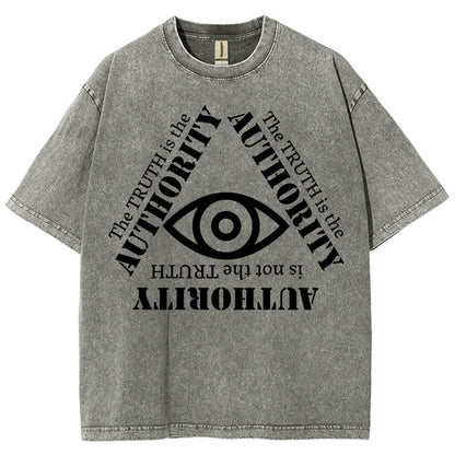 Truth Is The Authority Vintage Distressed T-shirt