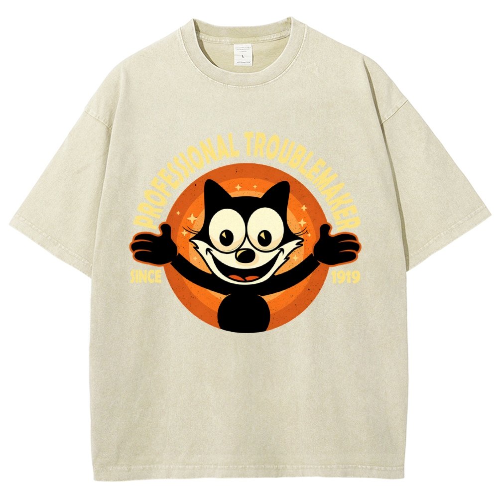 Professional Troublemaker Vintage Distressed T-shirt