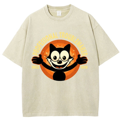 Professional Troublemaker Vintage Distressed T-shirt