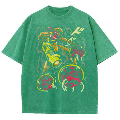LARVA SWARM Vintage Distressed T-shirt