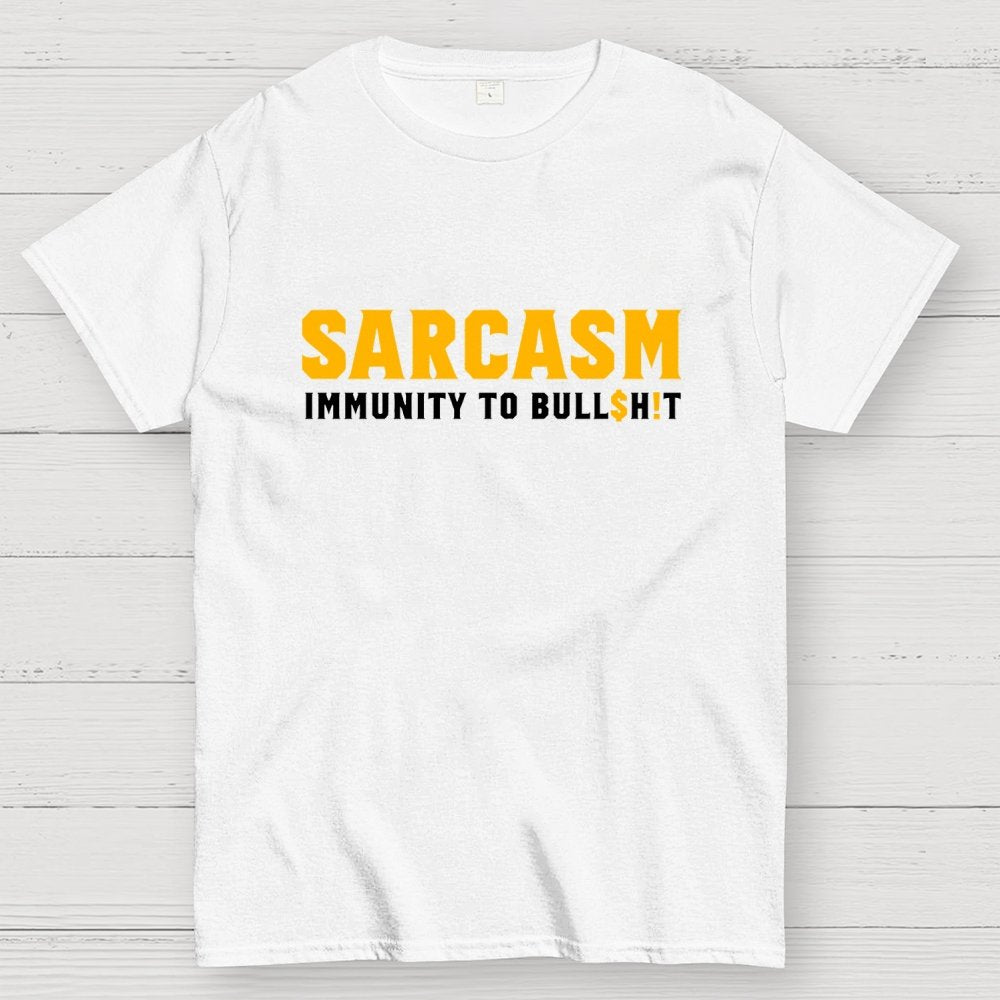 Sarcasm Immunity To Bull$H!T Geek T-Shirt
