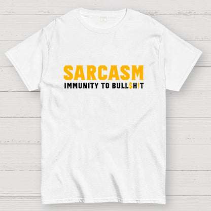 Sarcasm Immunity To Bull$H!T Geek T-Shirt