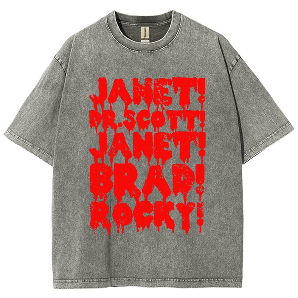 Jana! Dr. Smith! Jana! Ben! Vintage Distressed T-shirt