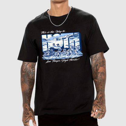 Low Temps, High Thrills Geek T-Shirt