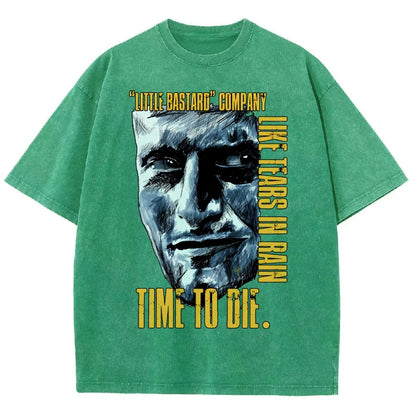 Time To Die Vintage Distressed T-shirt