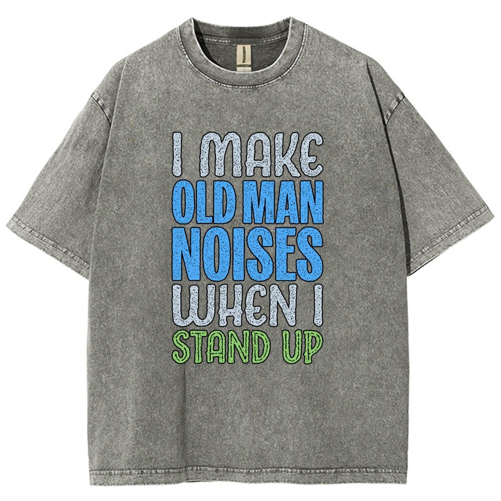 Old Man Noises Vintage Distressed T-shirt