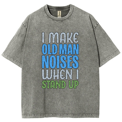 Old Man Noises Vintage Distressed T-shirt