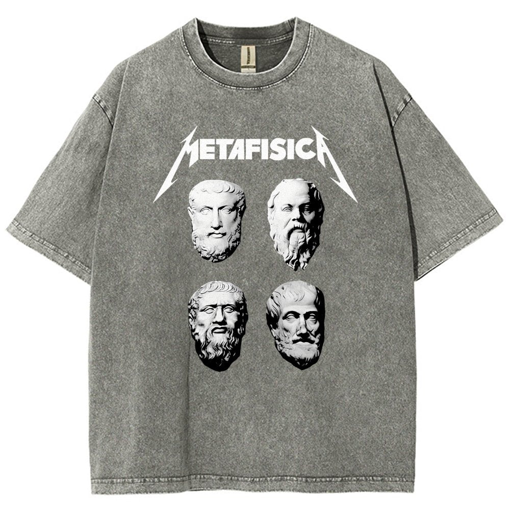 Metafisica Vintage Distressed T-shirt