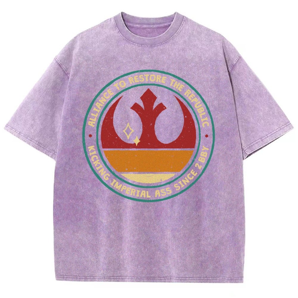 Kicking Galactic Ass Vintage Distressed T-shirt