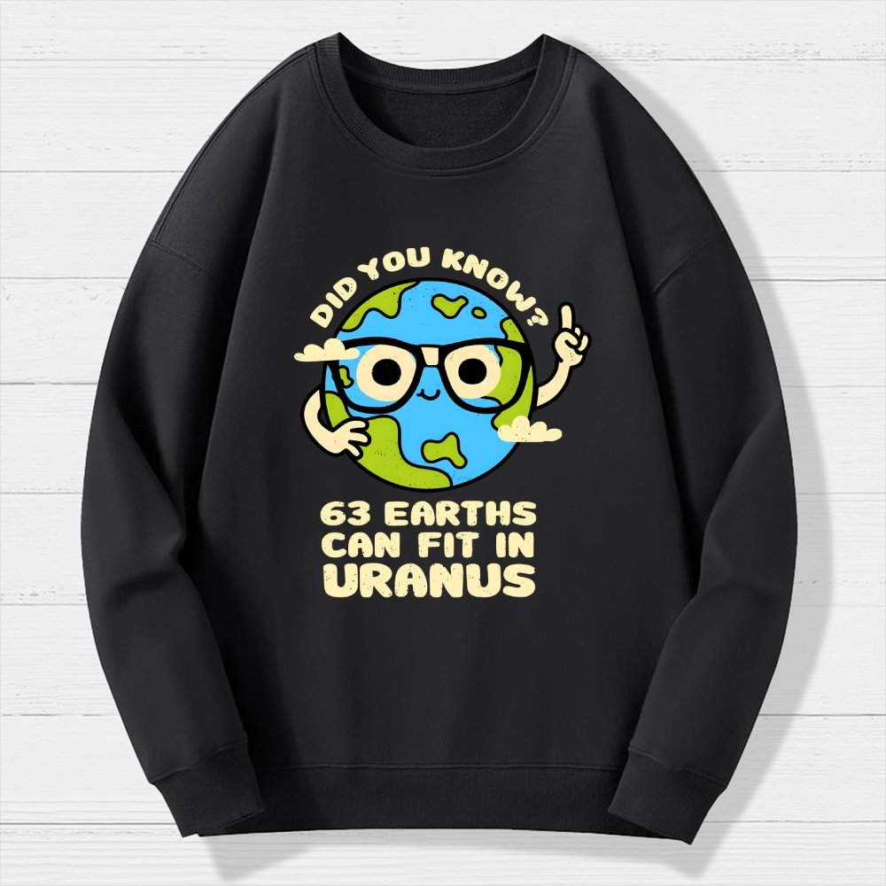 Uranus Geek Cotton Sweatshirt