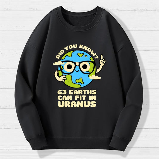 Uranus Geek Cotton Sweatshirt