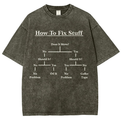 How To Fix Stuff DIY Guide Vintage Distressed T-shirt