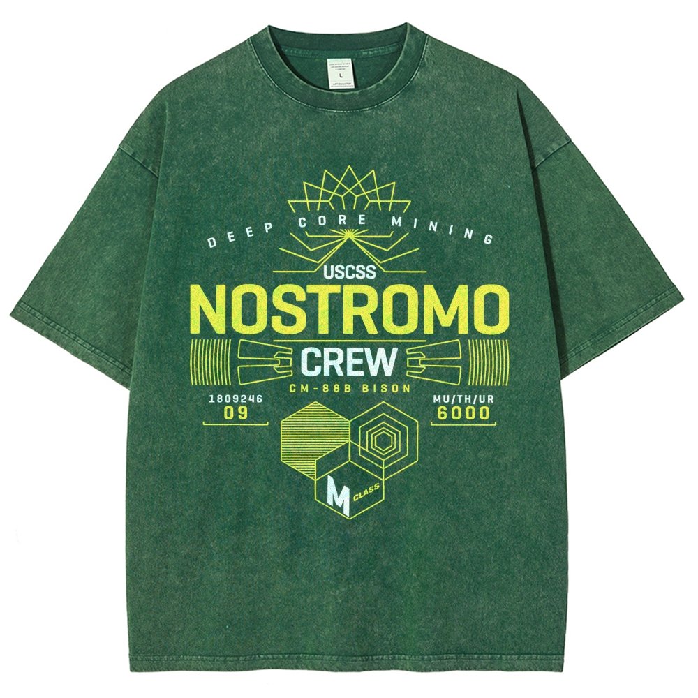 Nostromo Crew Vintage Distressed T-shirt